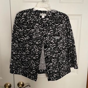 Christopher & Banks black and white jacket
